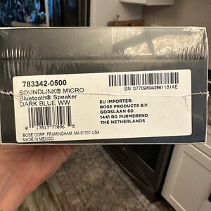 Bose SoundLink Micro Bluetooth Speaker - Dark Blue - New/Factory Sealed